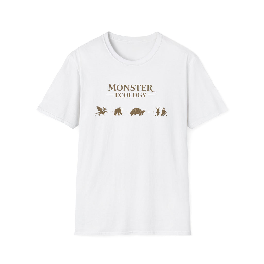 Monster Ecology T-Shirt - Cute Monster Silhouette Animal Conservation Tee