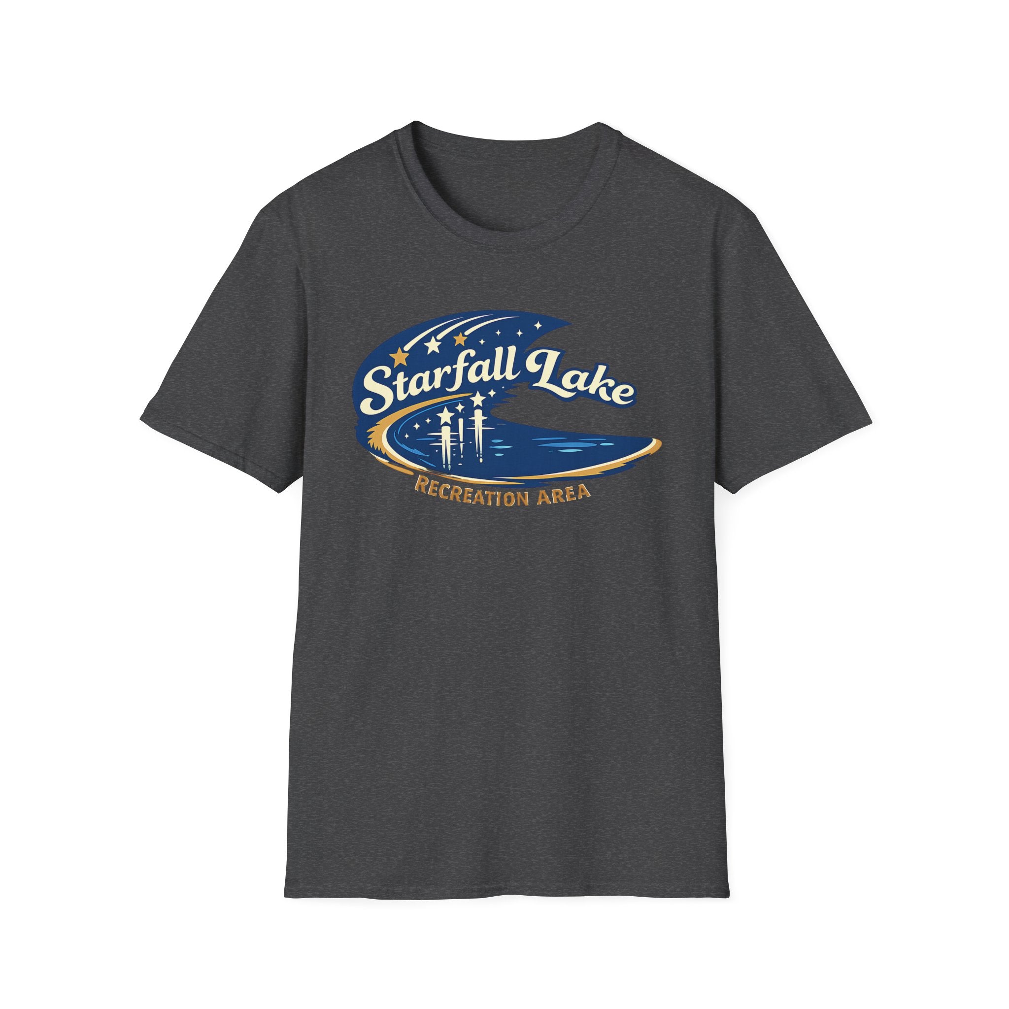 Starfall Lake T-Shirt - Retro Fantasy Recreation Area Tee