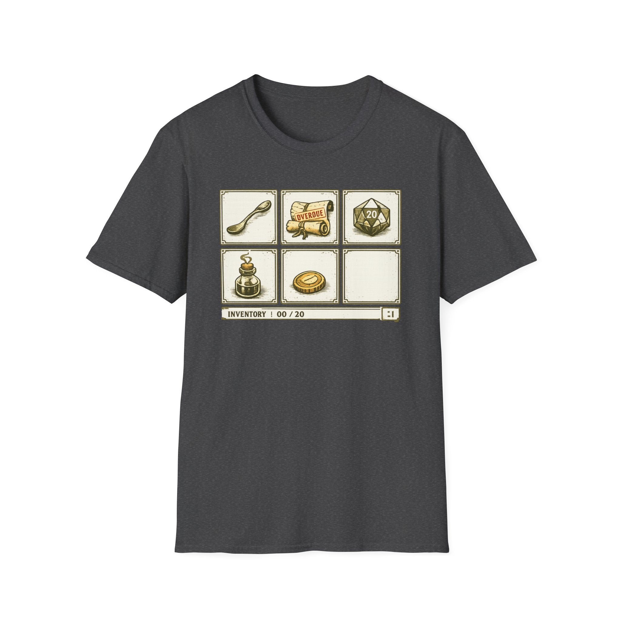 Funny RPG Inventory Loot Icons T-Shirt