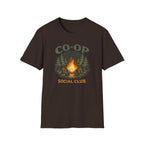 Co-Op Social Club T-Shirt – Campfire Forest Graphic Tee