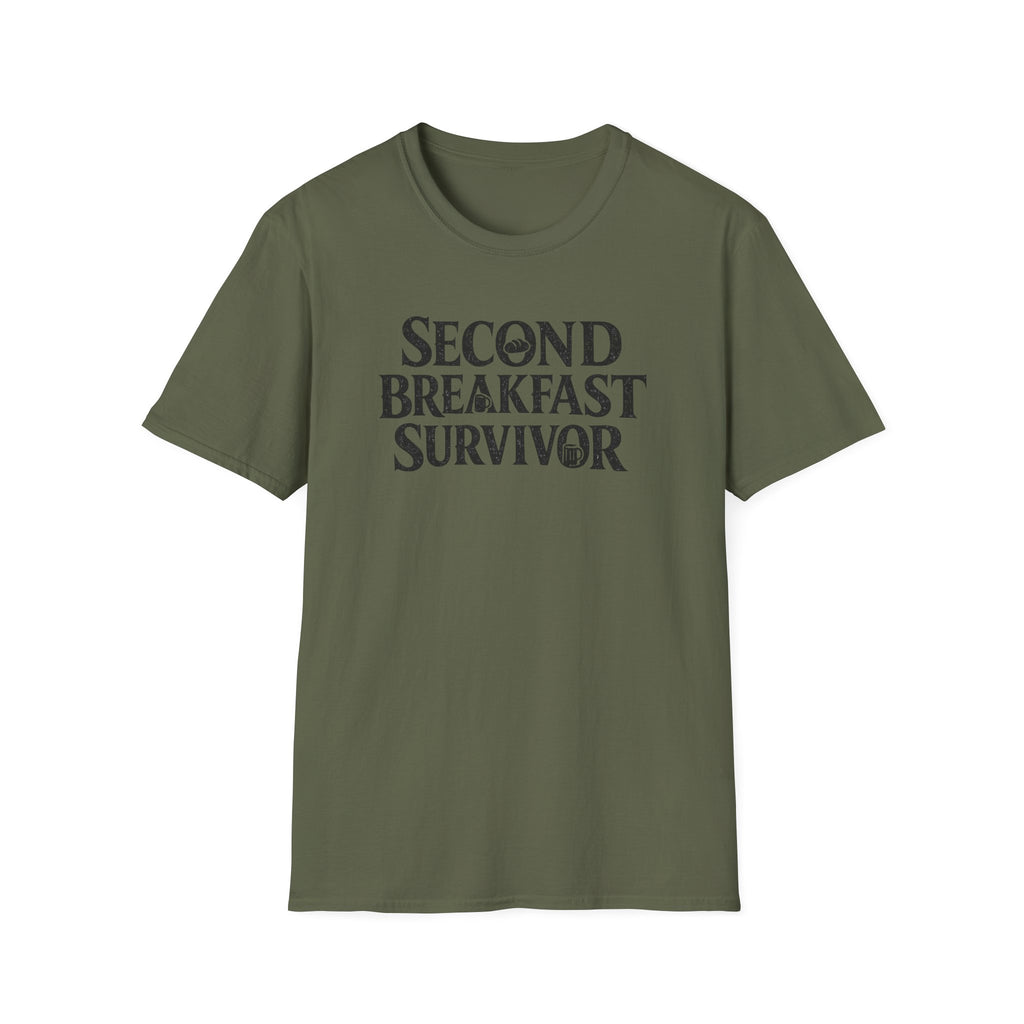 Second Breakfast Survivor Funny LOTR Parody T-Shirt