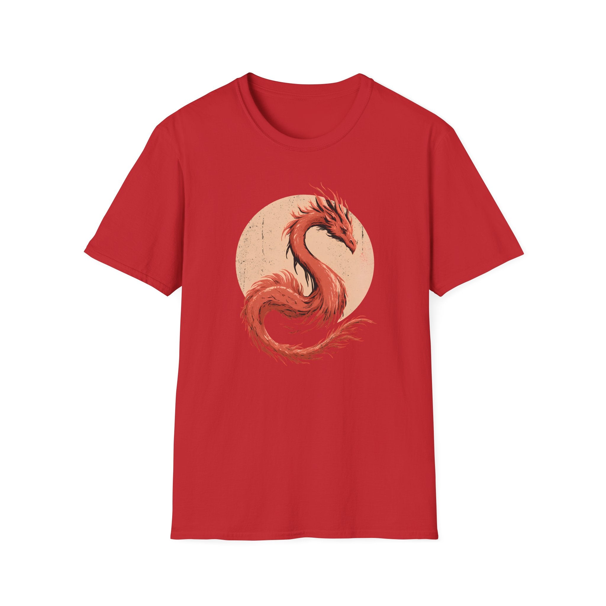 Drake Streetwear T-Shirt - Red Mythical Dragon Tee
