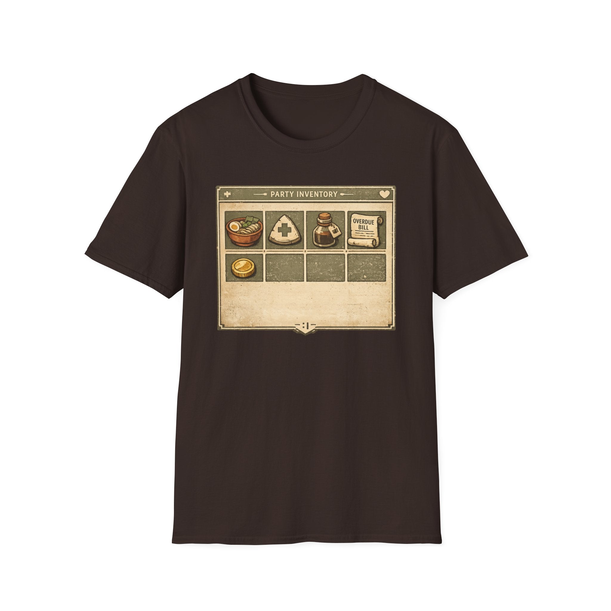 RPG Inventory Screen T‑Shirt