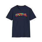 Creative Tie-Dye T-Shirt — Bold Rainbow Graphic Tee
