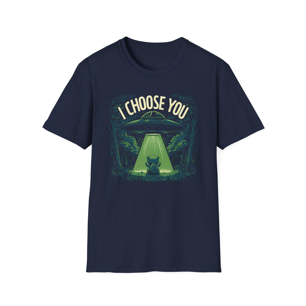 I Choose You UFO T-Shirt - Cute Alien Abduction Tee for Sci‑Fi Fans