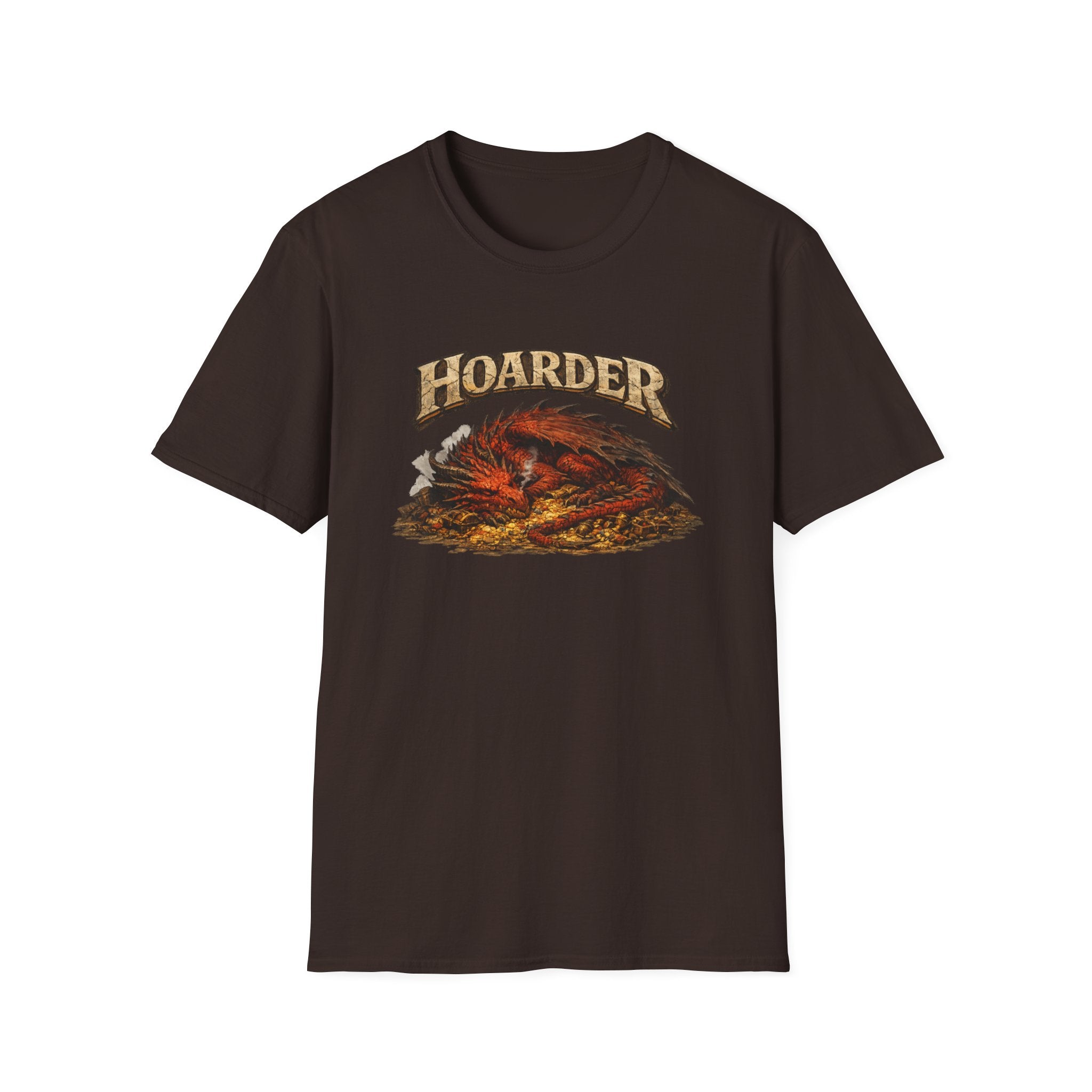 Hoarder Dragon T‑Shirt — Fantasy Graphic Tee