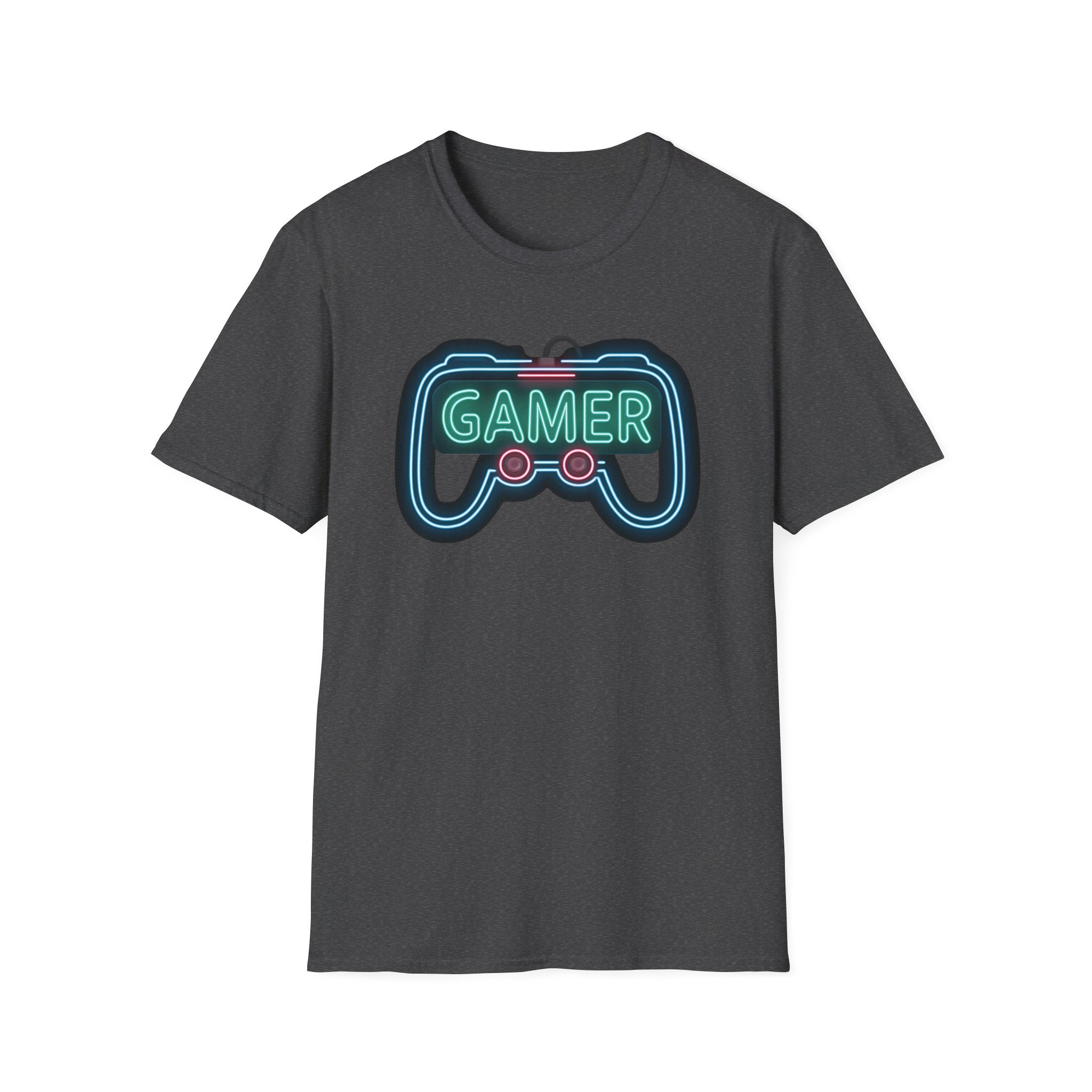 Gamer Neon Sign Controller T-Shirt