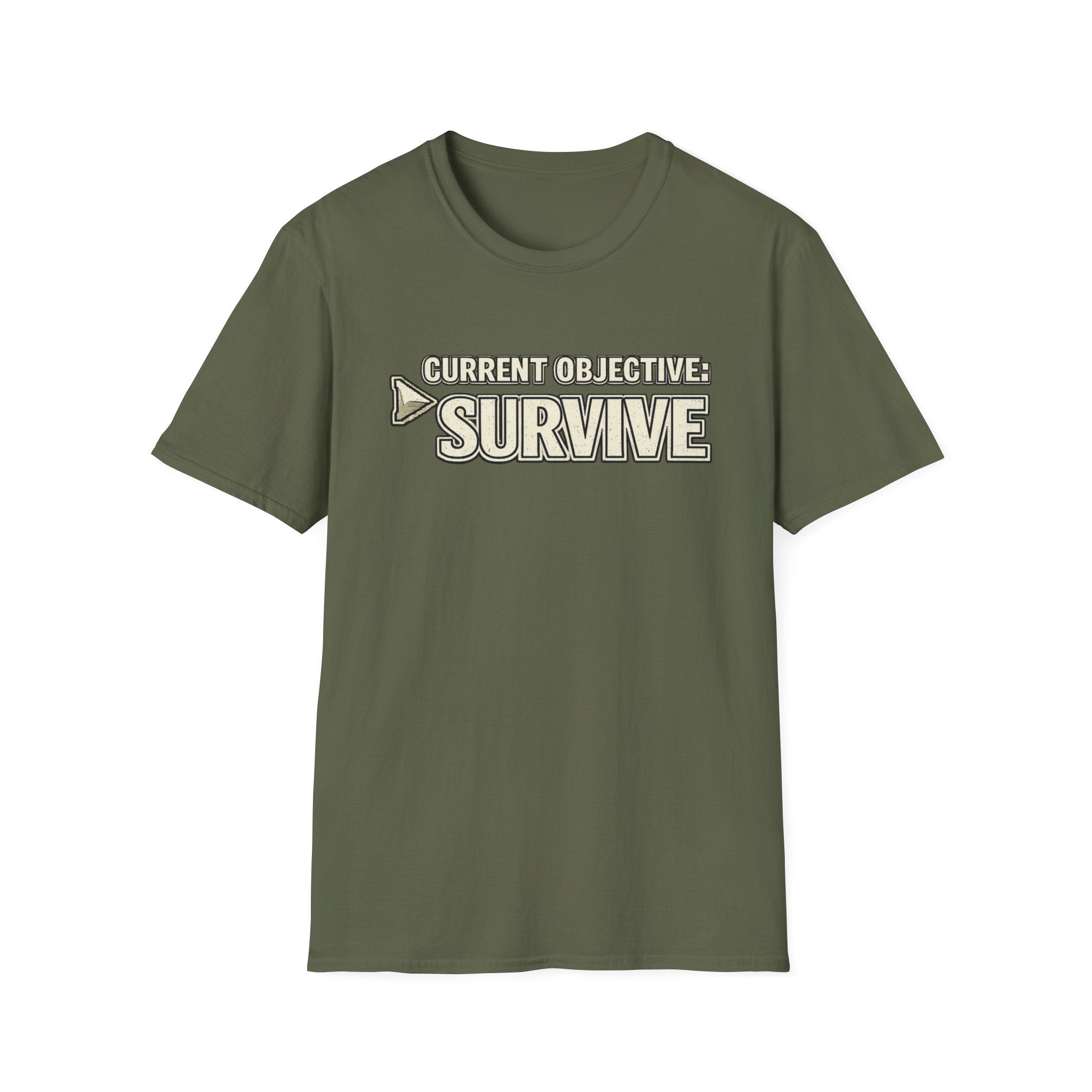 "Current Objective: Survive" Graphic T-Shirt