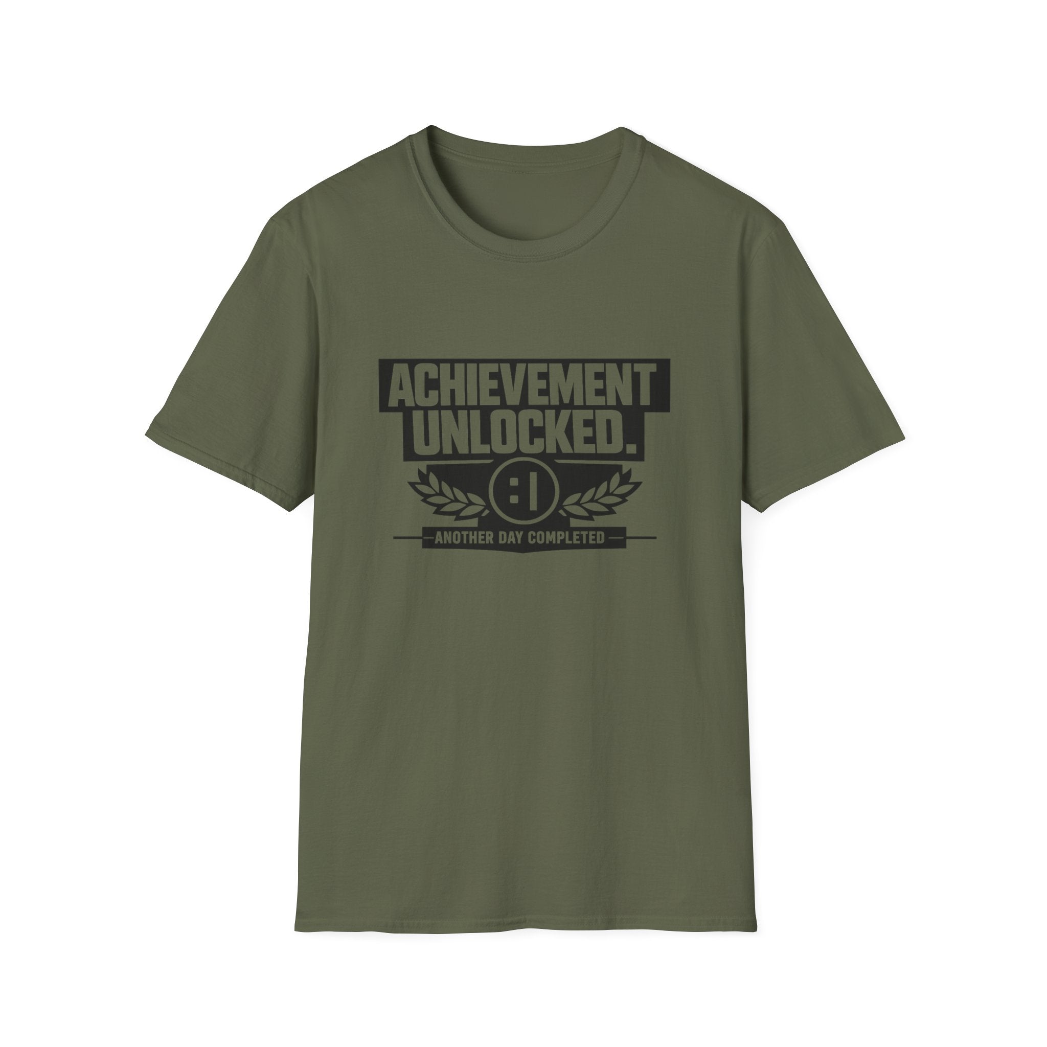 Achievement Unlocked T-Shirt — Gamer Victory Tee
