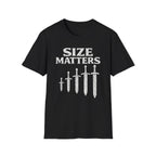 Size Matters Sword Graphic T-Shirt