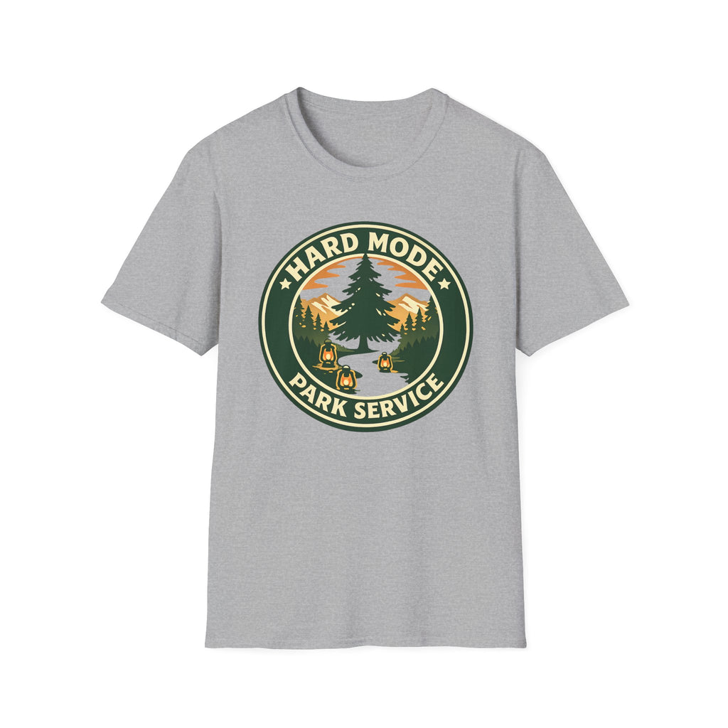 "Hard Mode Park Service" T-Shirt - Bold Graphic Tee