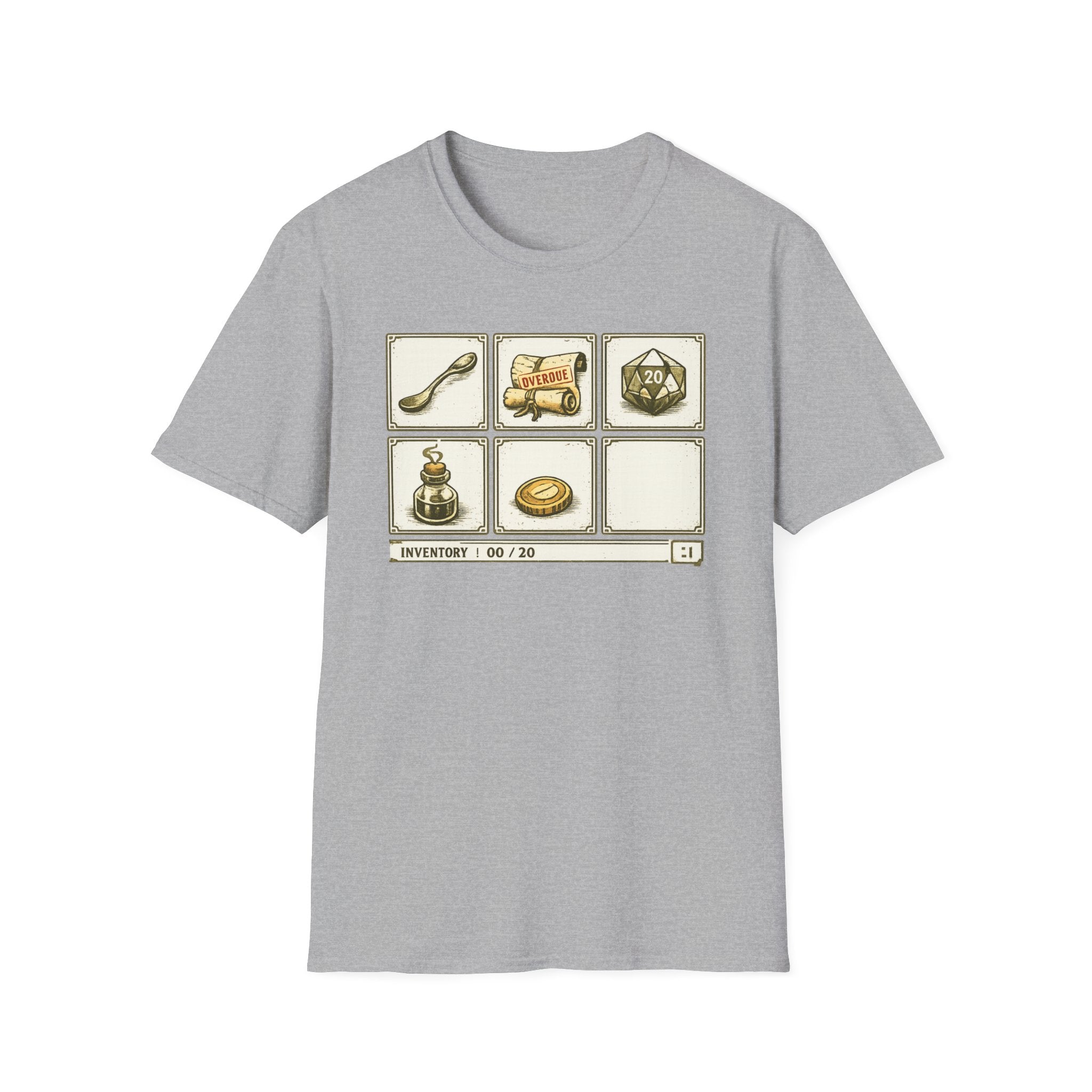 Funny RPG Inventory Loot Icons T-Shirt