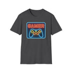 Gamer Neon Controller T‑Shirt