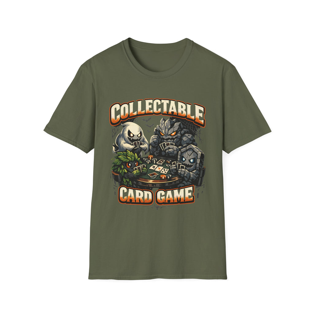 Collectable Card Game T‑Shirt - Vintage Monster Deck Design
