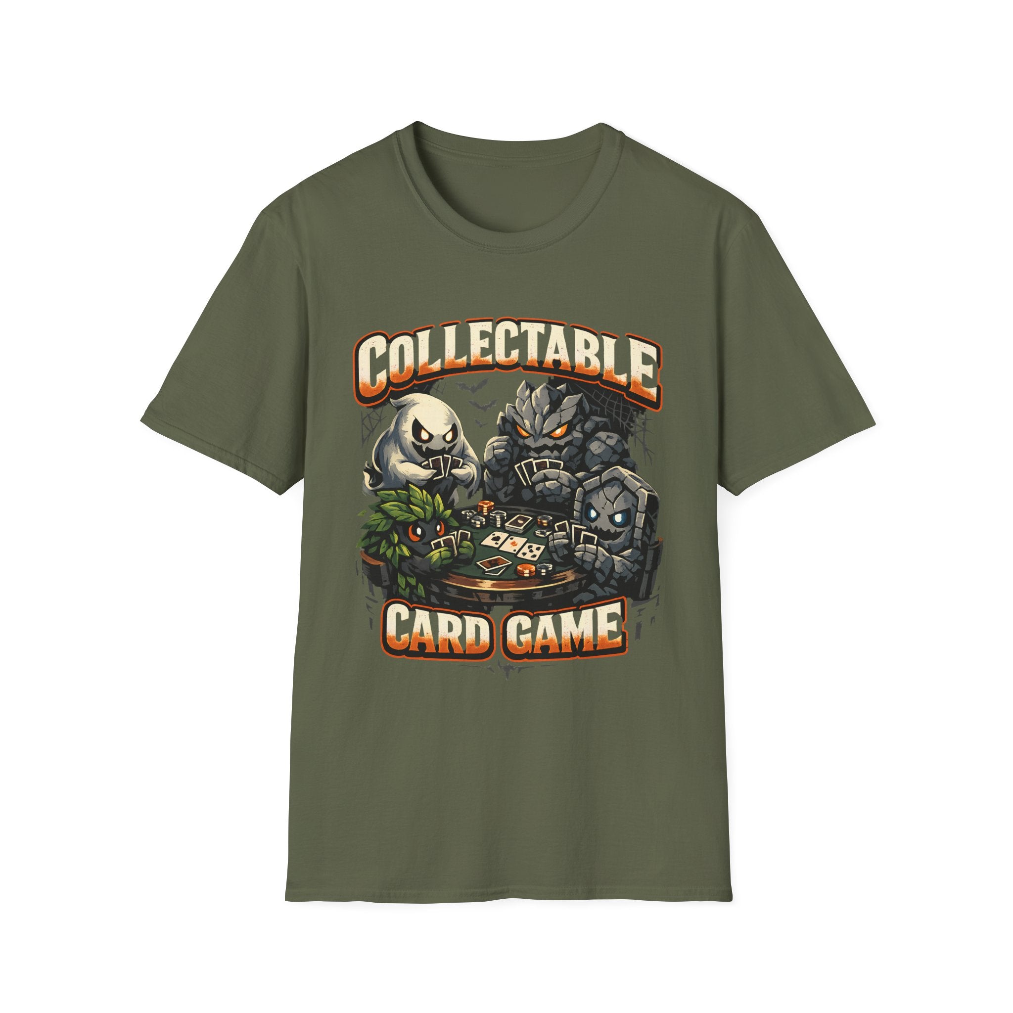 Collectable Card Game T‑Shirt - Vintage Monster Deck Design