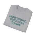 Shared Inventory, Shared Trauma Distressed T-Shirt