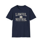 Lawful Neutral T-Shirt – RPG Alignment Tee with Scales Graphic