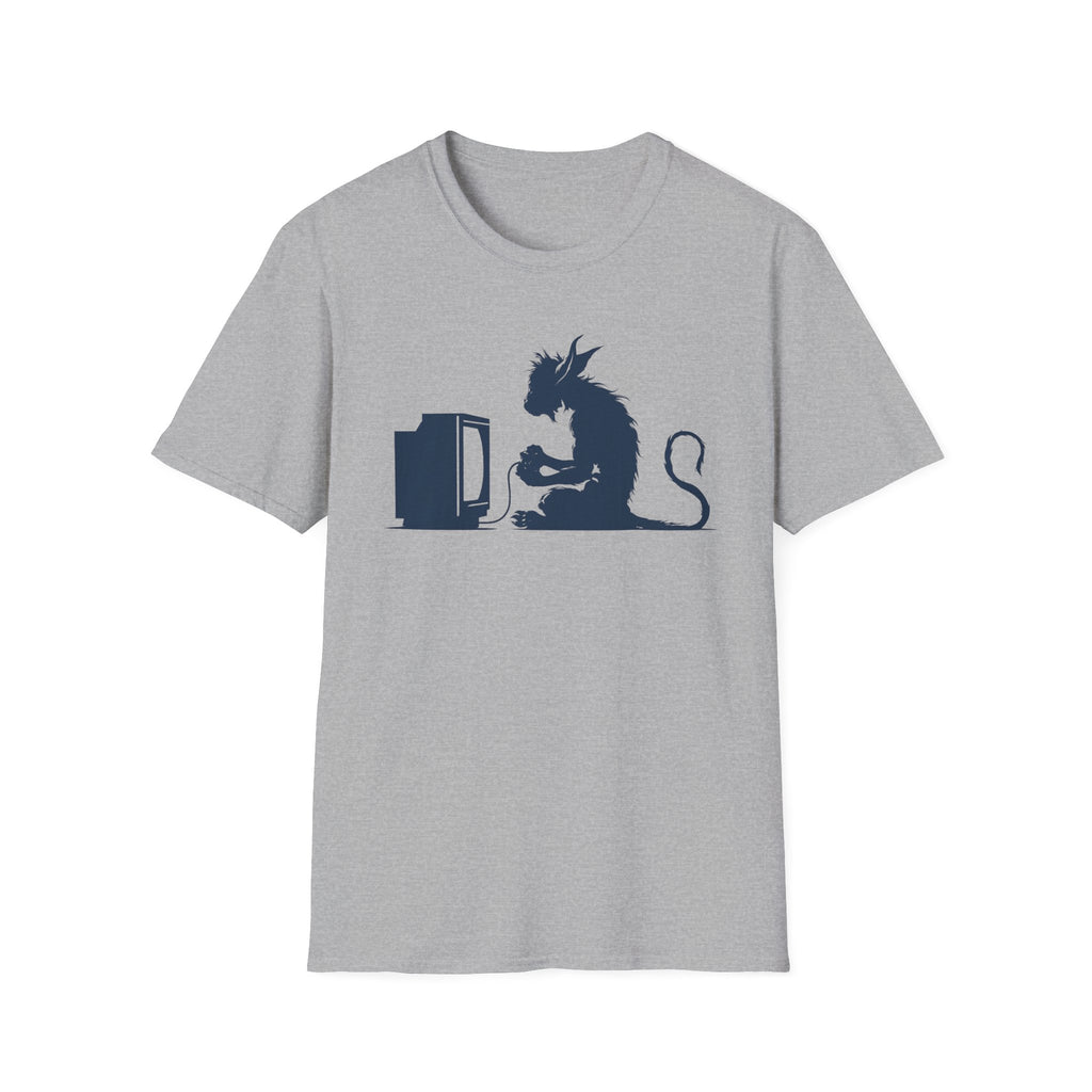 Chupacabra Gamer T-Shirt - Retro Console Cryptid Tee