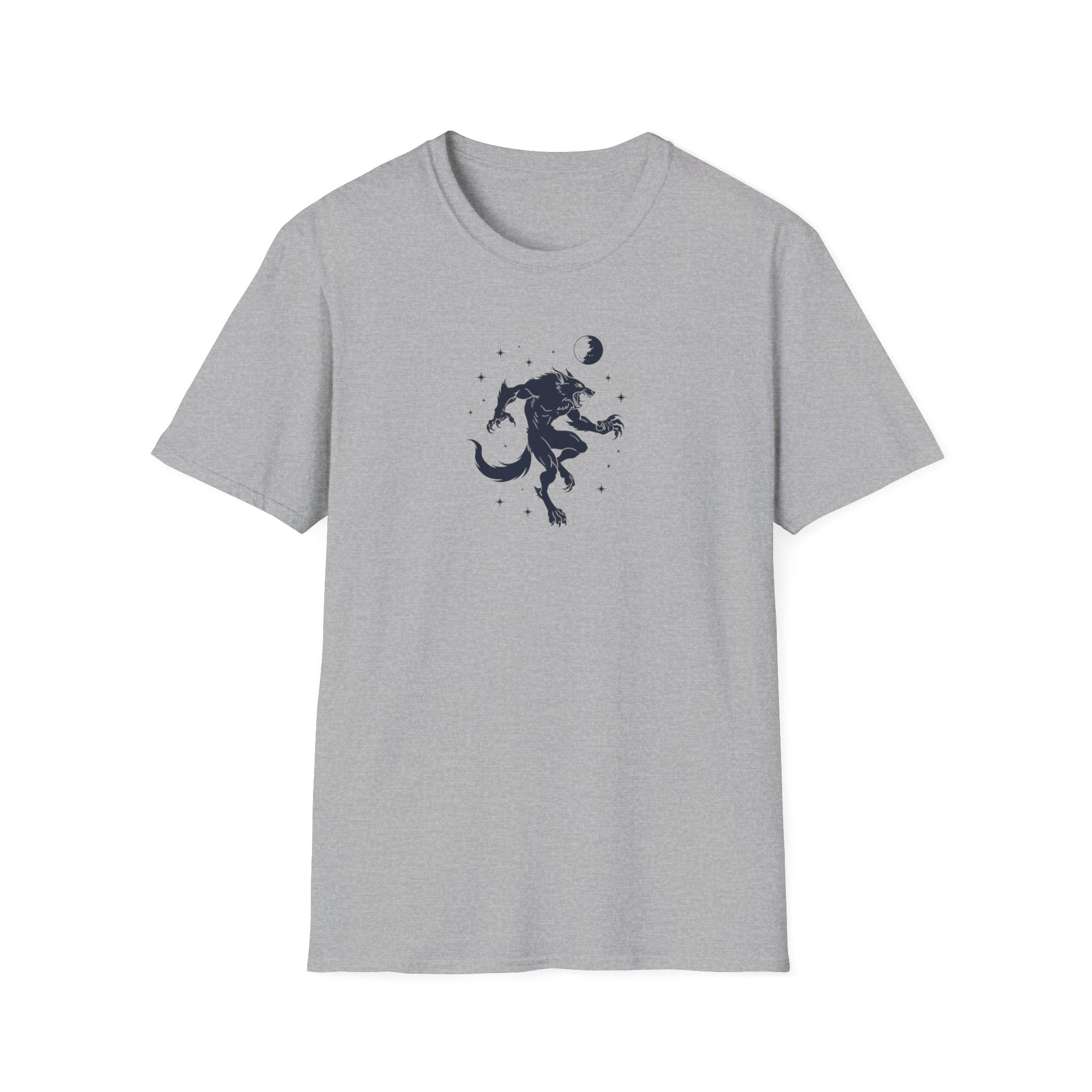 Werewolf Moon T-Shirt — Lunar Wolf Silhouette Tee