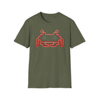 Retro Neon Space Invader T-Shirt