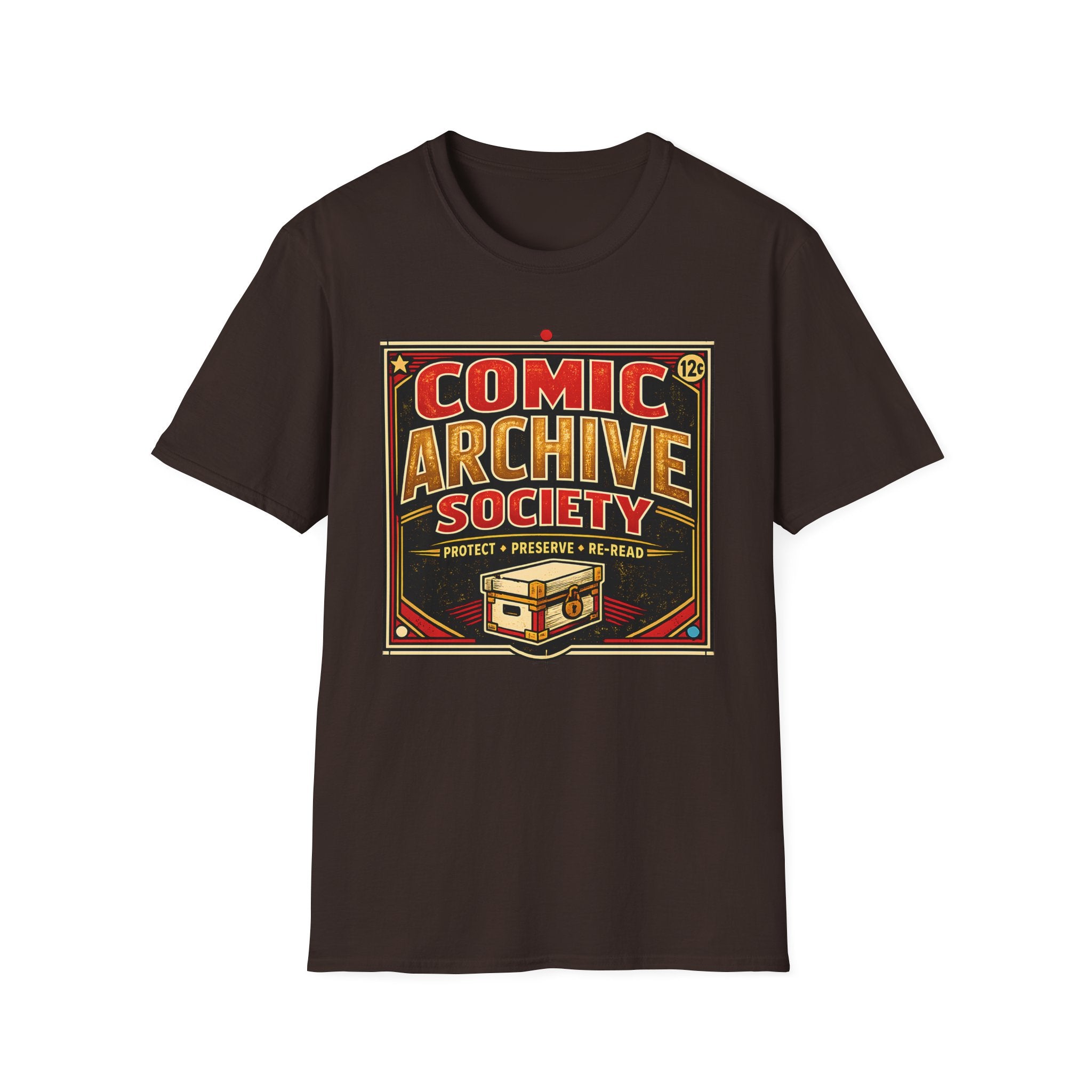Comic Archive Society T-Shirt - Vintage Comic Book Collector Tee