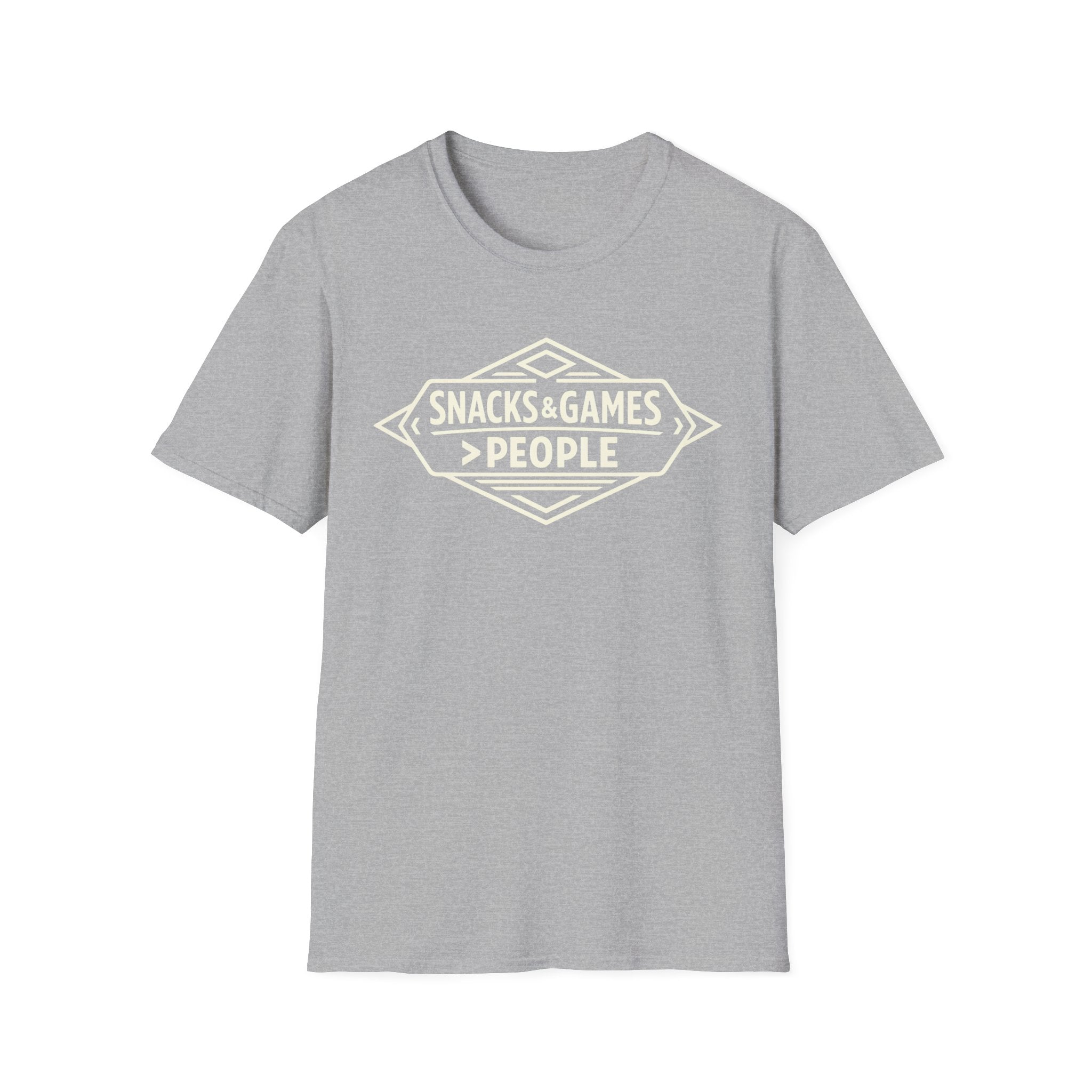 Snacks & Games > People T-Shirt - Funny Gamer Snack Tee