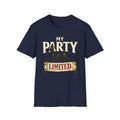 My Party Size Is Limited T-Shirt - Funny D&D RPG Player Tee