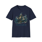 Wizard Graphic T-Shirt - Mystical Mage Illustration Tee