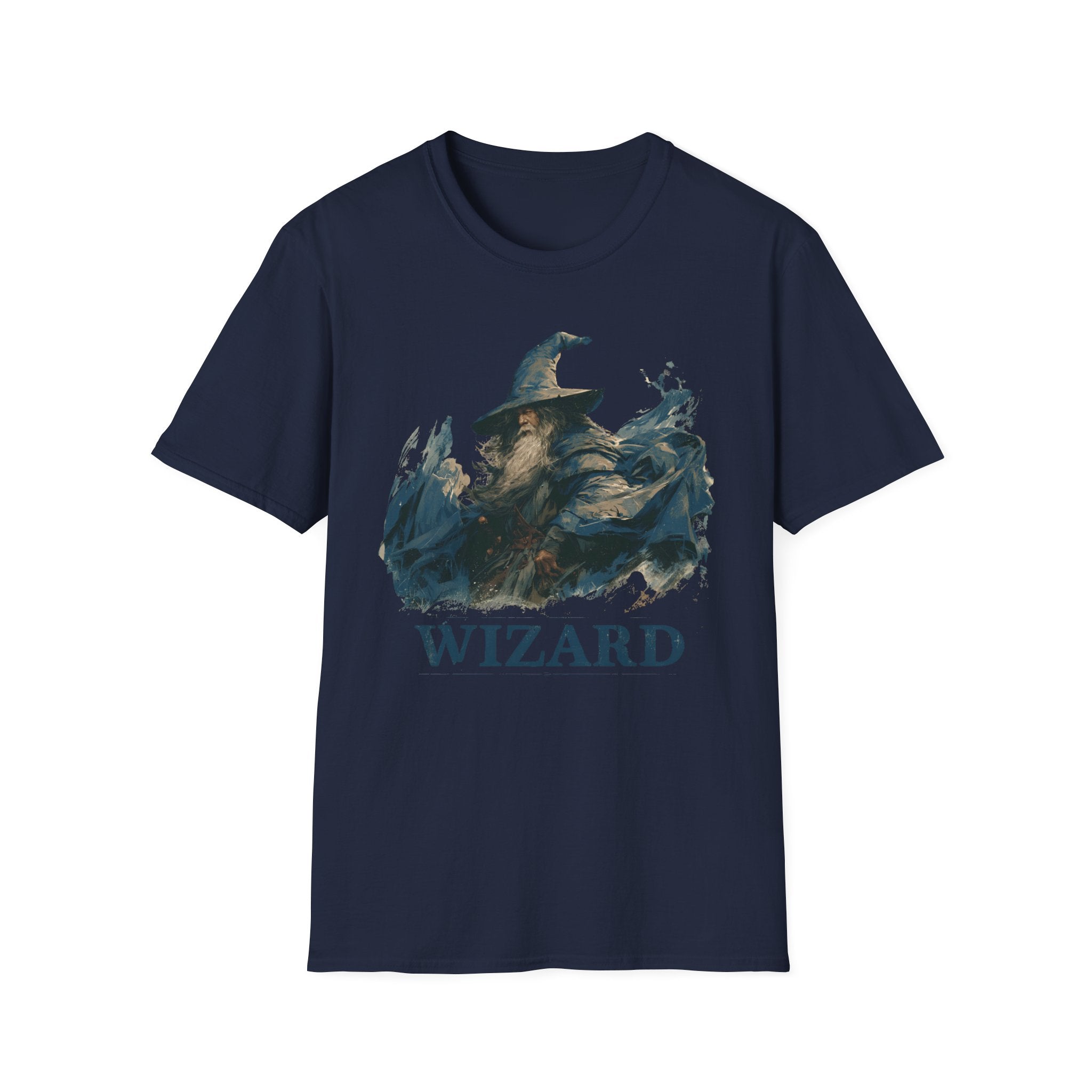 Wizard Graphic T-Shirt - Mystical Mage Illustration Tee