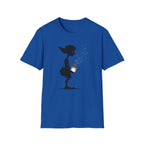 Cute Elf Firefly Jar Silhouette T‑Shirt - Whimsical Elf Graphic Tee