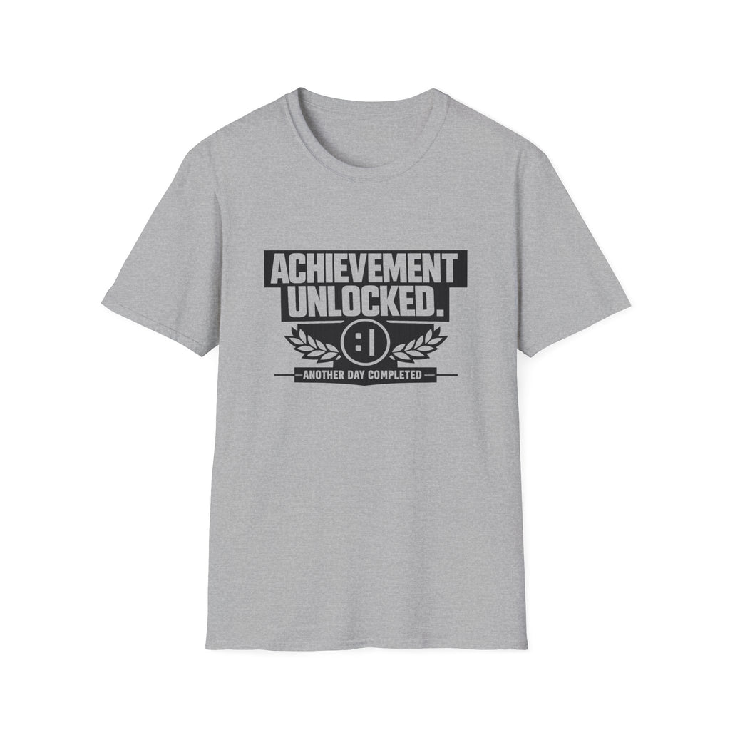 Achievement Unlocked T-Shirt — Gamer Victory Tee