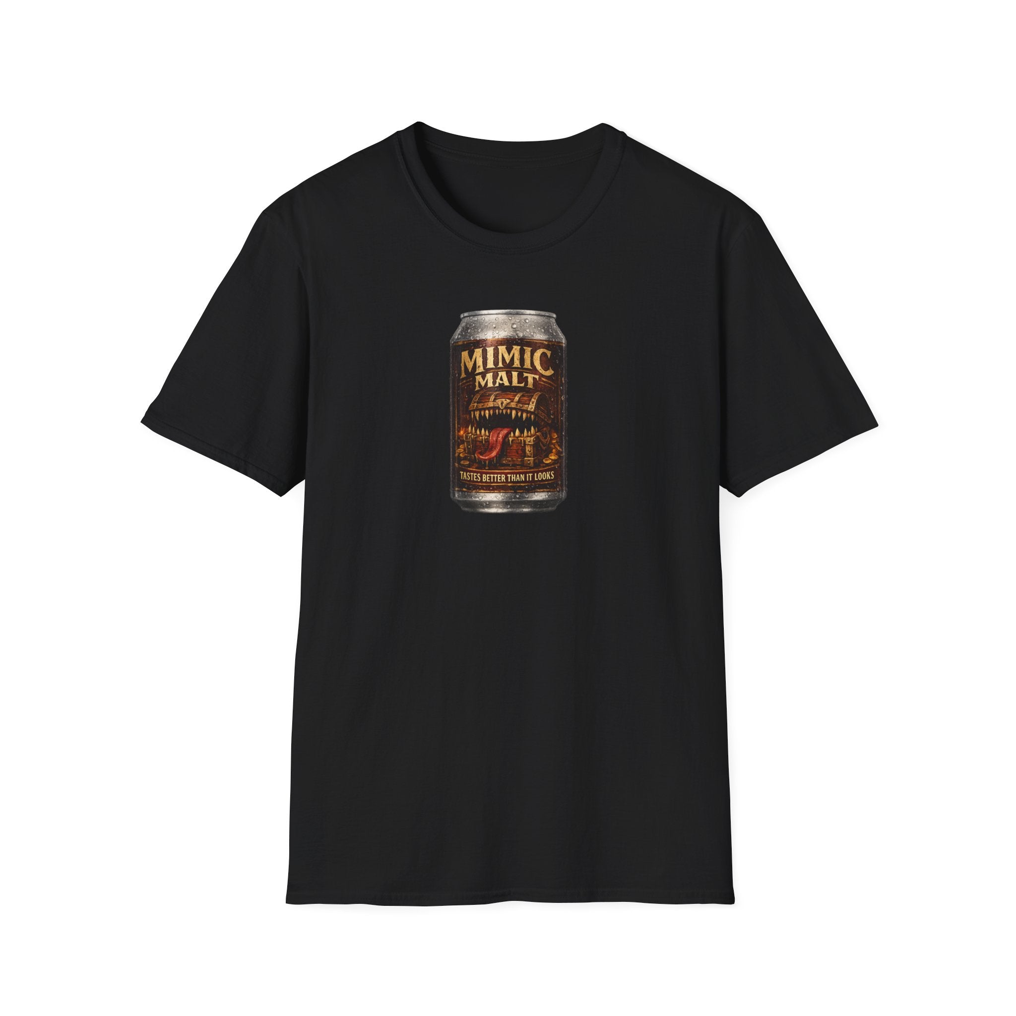 Mimic Malt Retro Funny Beer Can T-Shirt