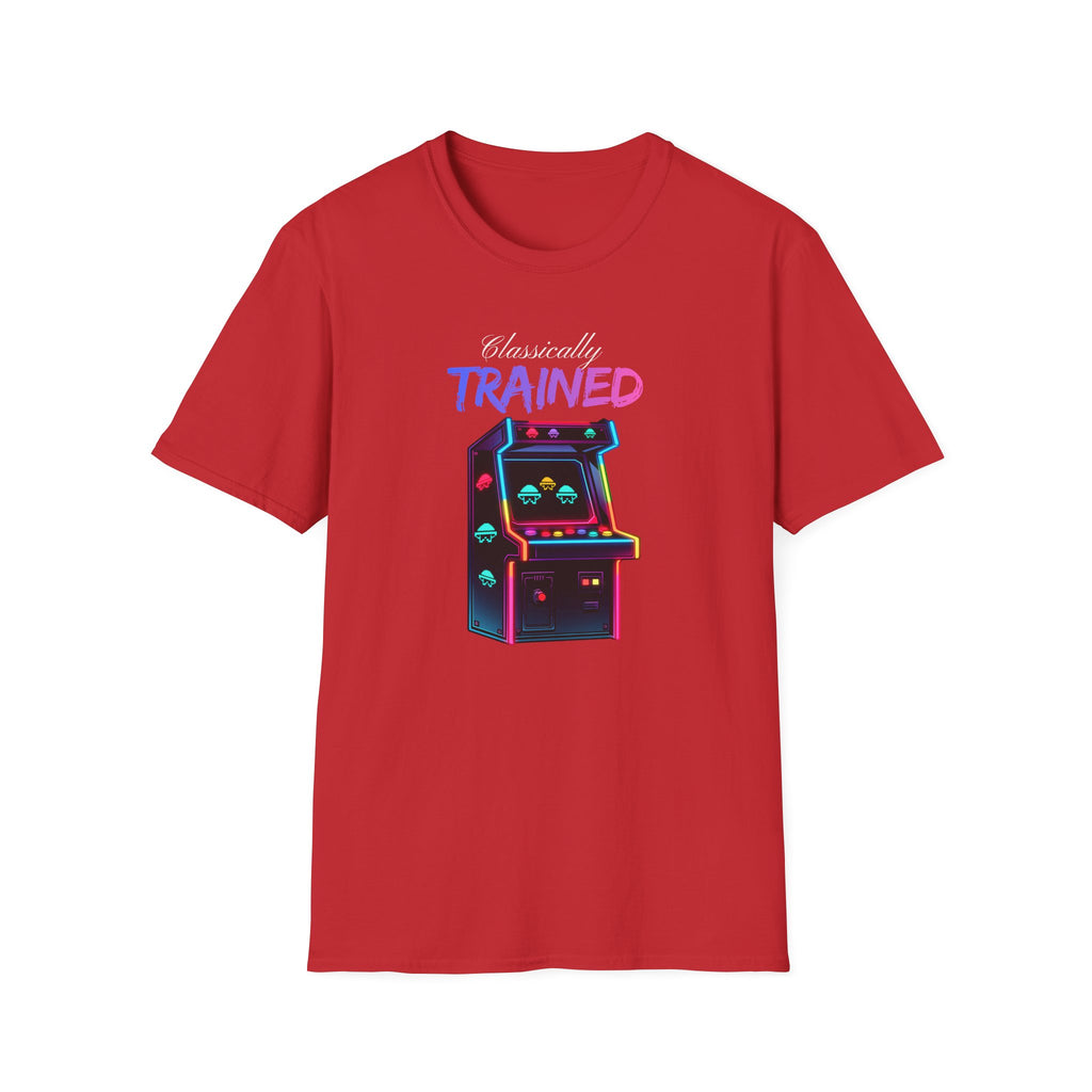 Classically Trained Arcade T-Shirt - Retro Neon Video Game Tee