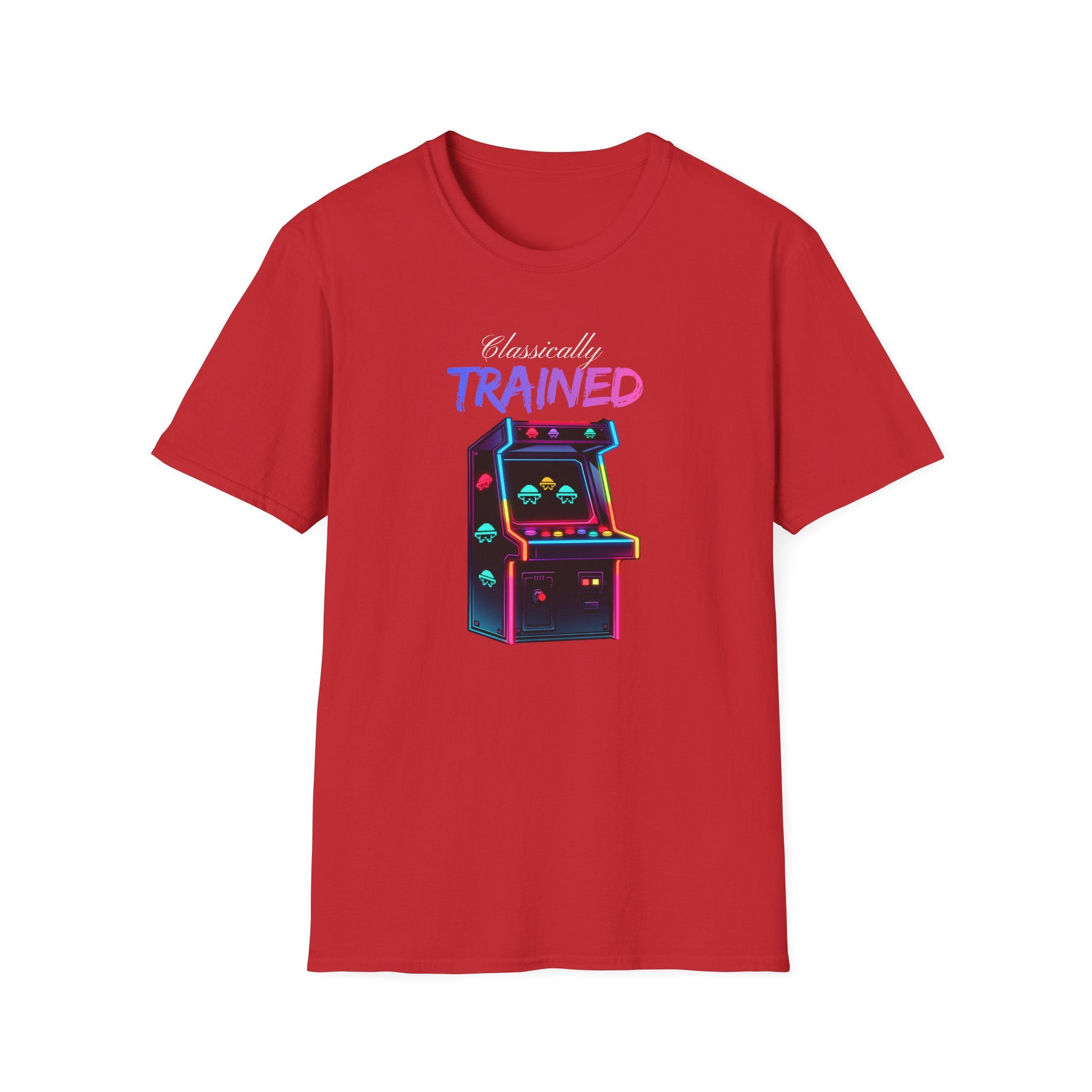 Classically Trained Arcade T-Shirt - Retro Neon Video Game Tee