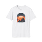 'Waiting For Signal' Astronaut Graphic T-Shirt - Retro Radio Sunset