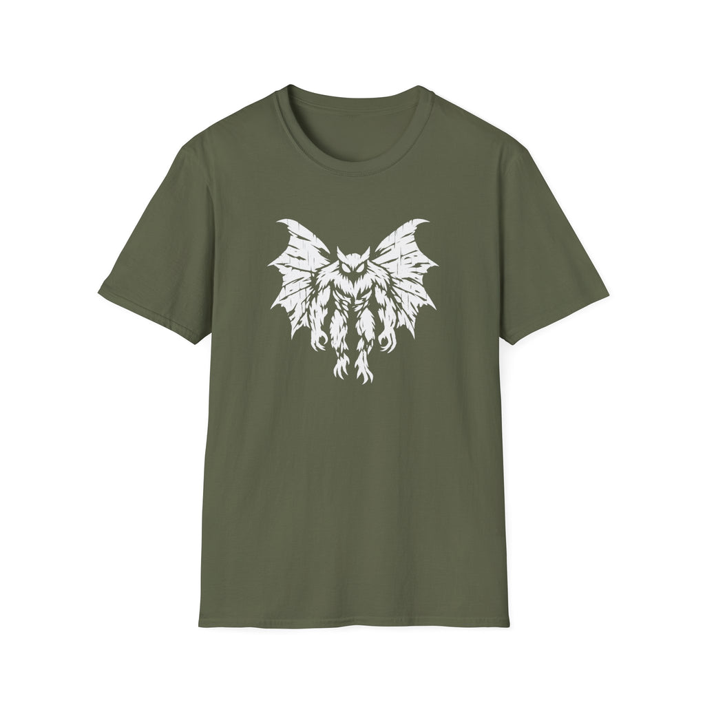 Mothman Graphic Tee - Cryptid Illustration T-Shirt