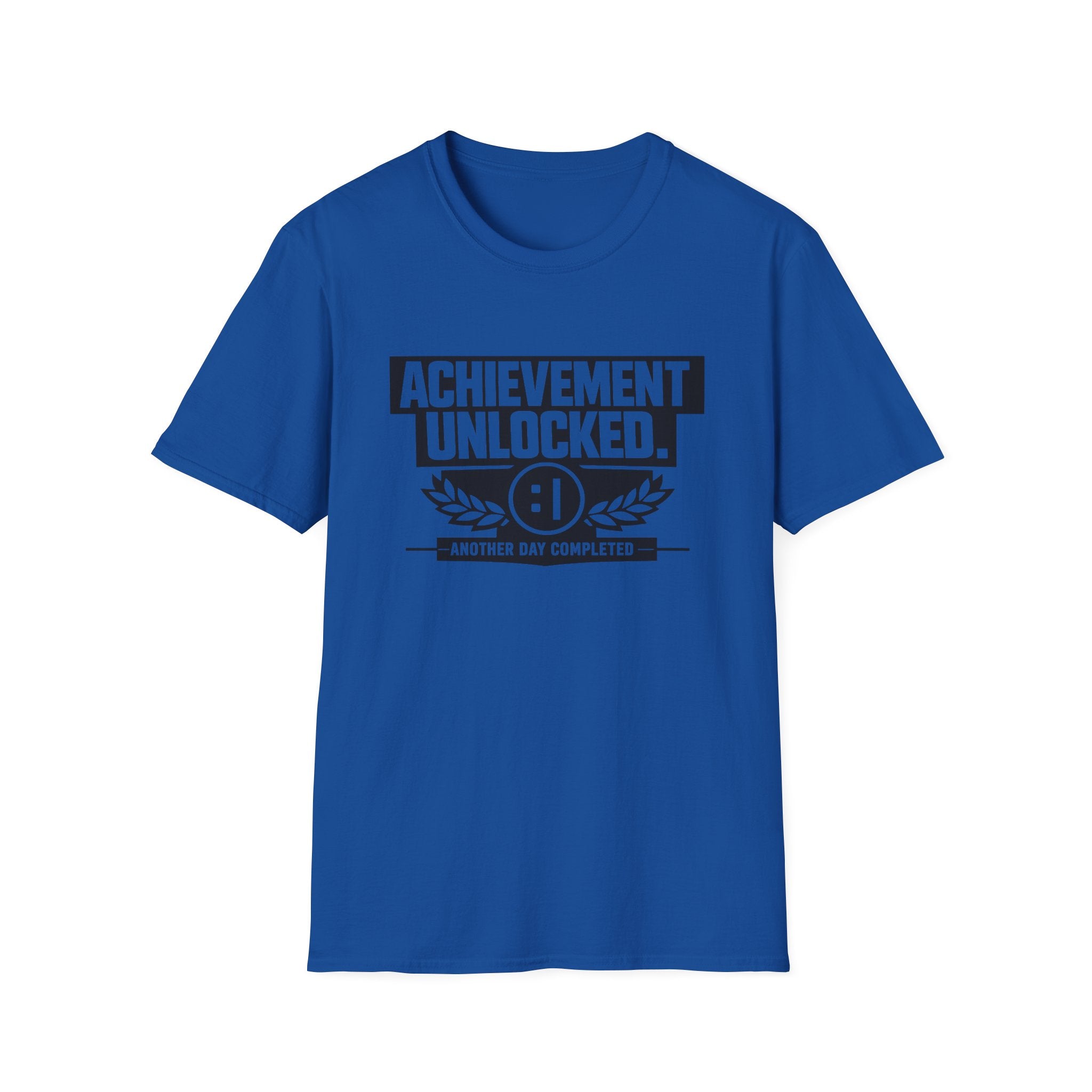Achievement Unlocked T-Shirt - Gamer Victory Graphic Tee