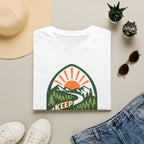 Keep Moving Adventure T-Shirt - Mountain Sunrise Graphic Tee