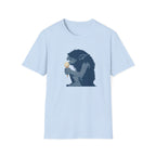 Ogre With Ice Cream T-Shirt - Retro Monster Graphic Tee