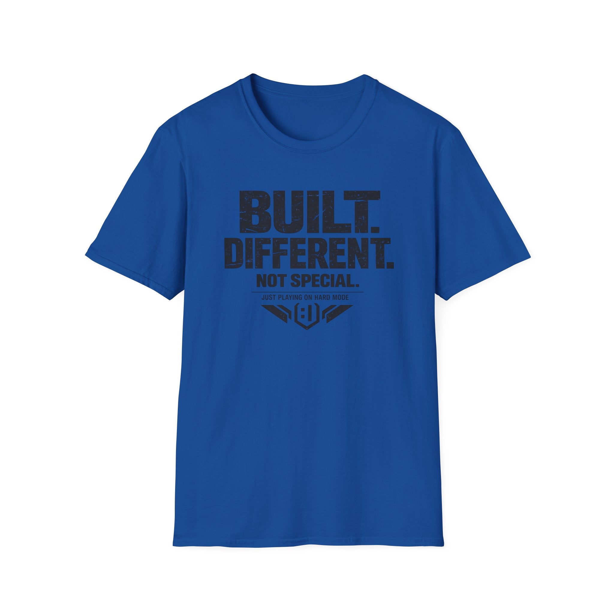 "Built. Different. Not Special." Hard Mode Graphic Tee