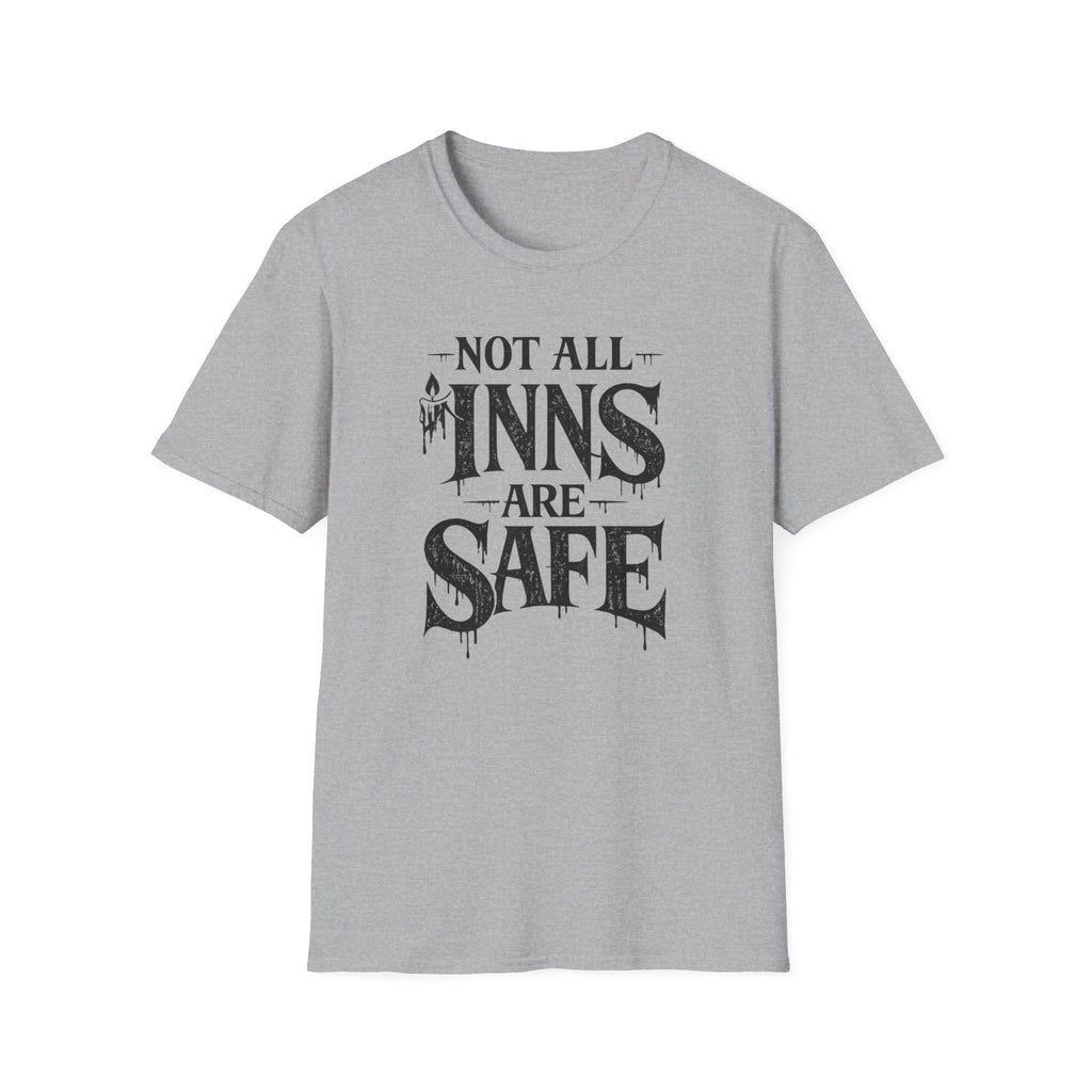 "Not All Inns Are Safe" Gothic Graphic T-Shirt