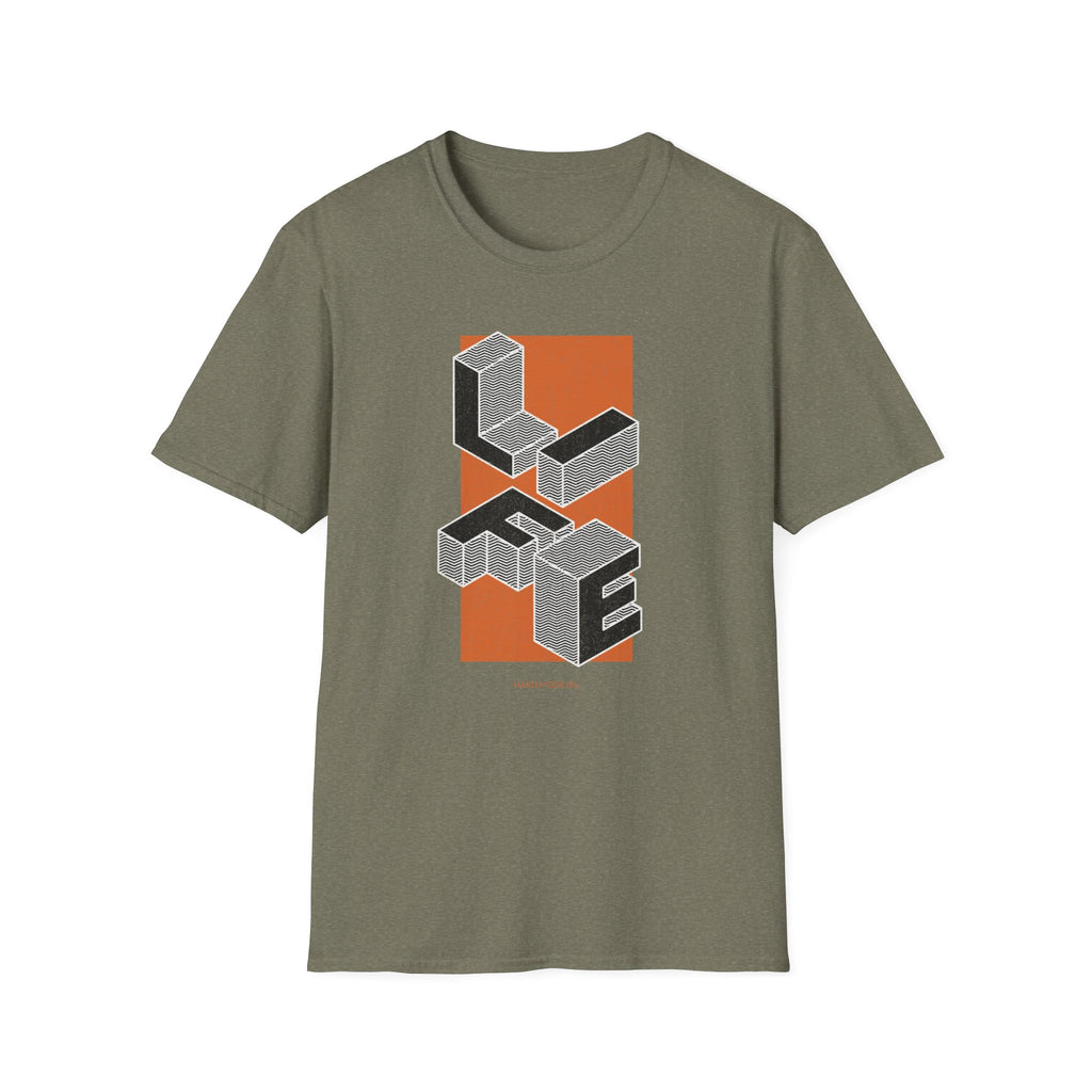 Vintage 'Life' Optical Illusion T-Shirt