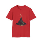 Mountain Peak T-Shirt — Minimal Moon & Golden Path Tee