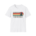 Classically Trained Retro Sunset Arcade T-Shirt - Vintage Pixel Text Gaming Tee