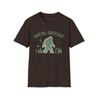 "Social Outcast" Bigfoot Graphic T-Shirt