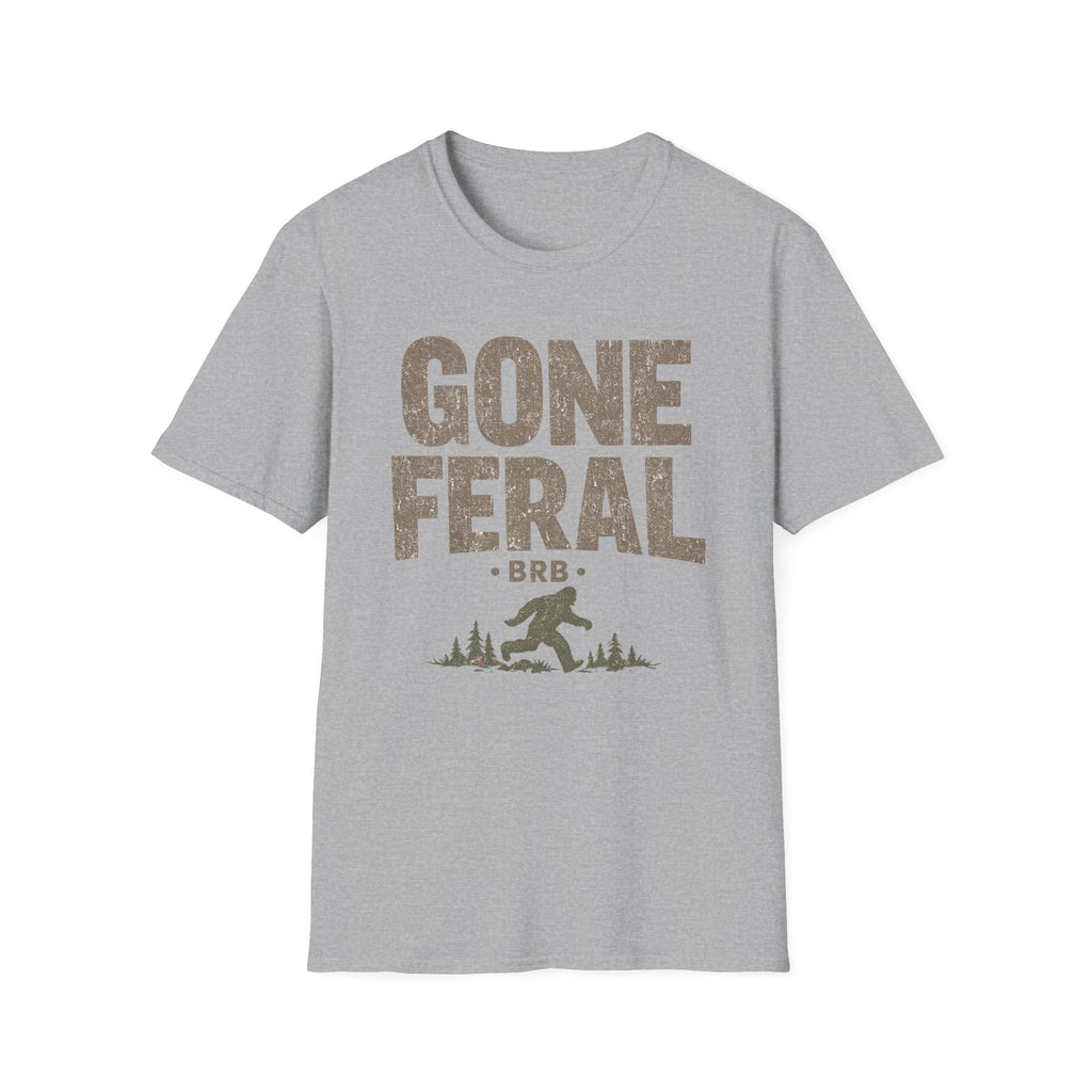 Bigfoot Gone Feral BRB T-Shirt