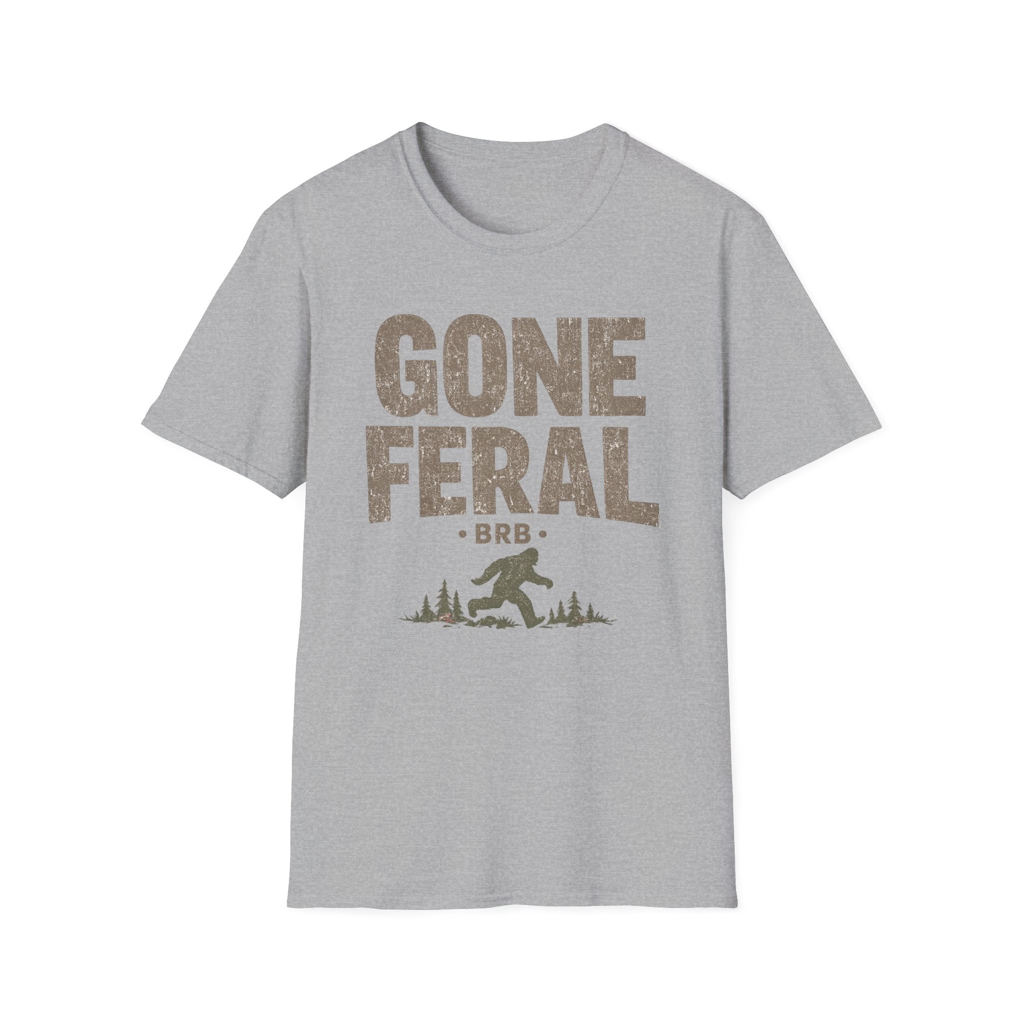 Bigfoot Gone Feral BRB T-Shirt