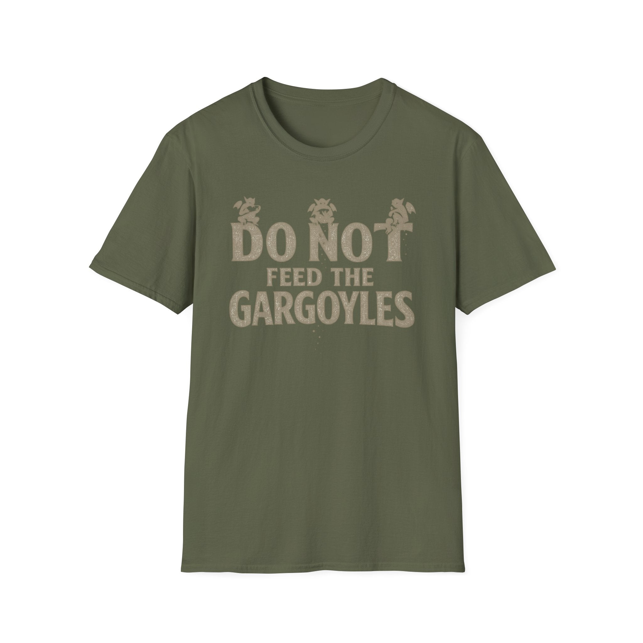 Do Not Feed the Gargoyles T-Shirt — Funny Gothic Humor Tee