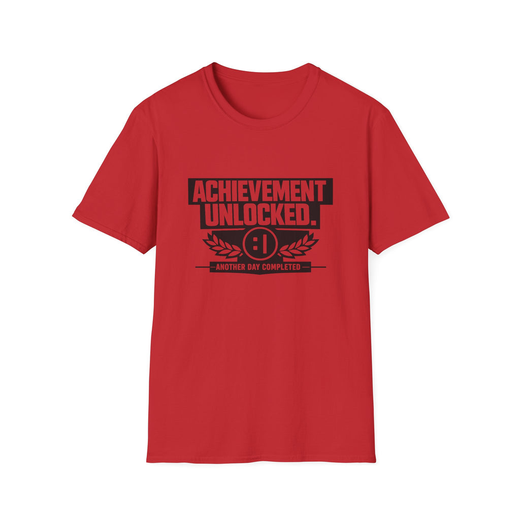 Achievement Unlocked T-Shirt — Gamer Victory Tee