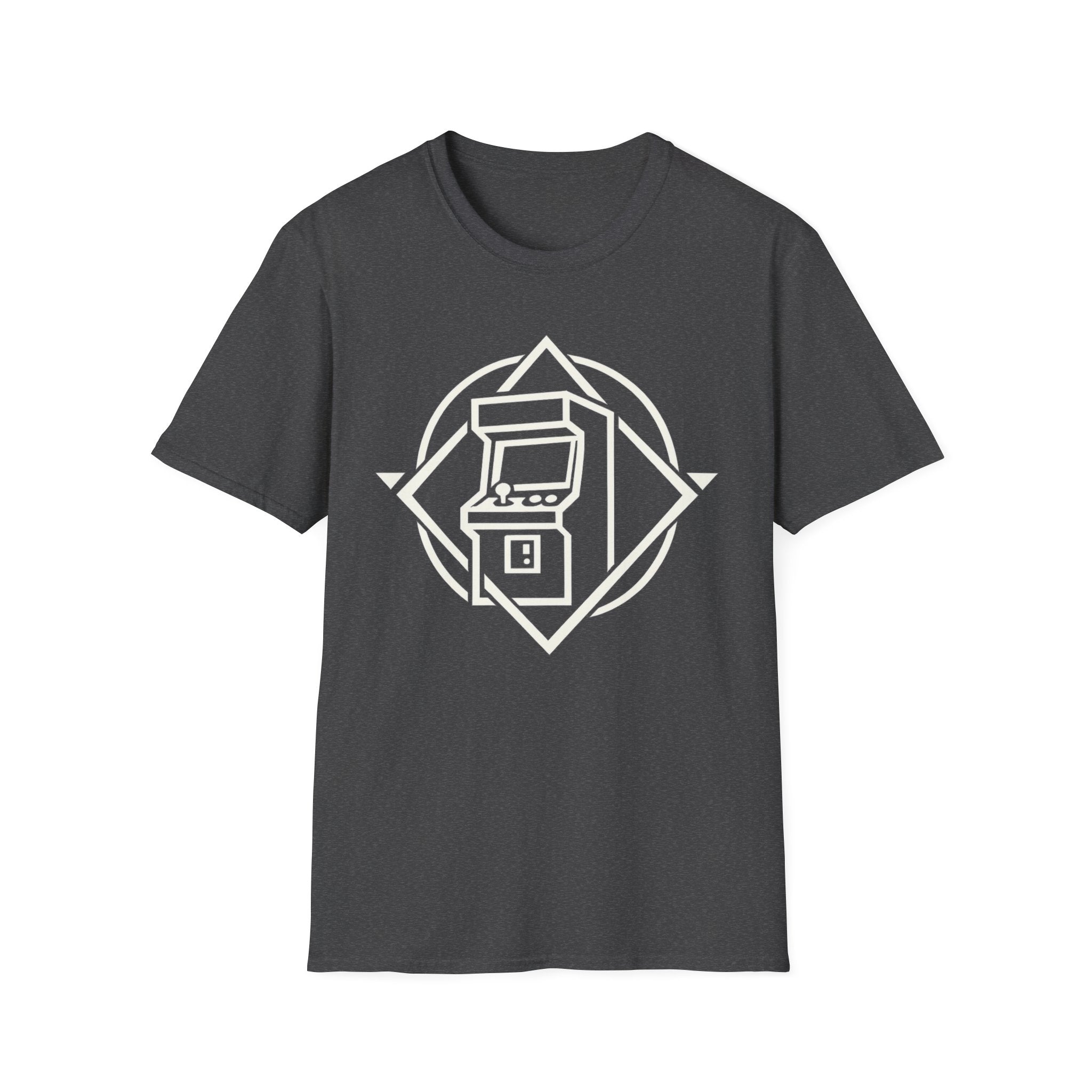 Retro Arcade Machine T-Shirt - Vintage Gamer Logo Tee